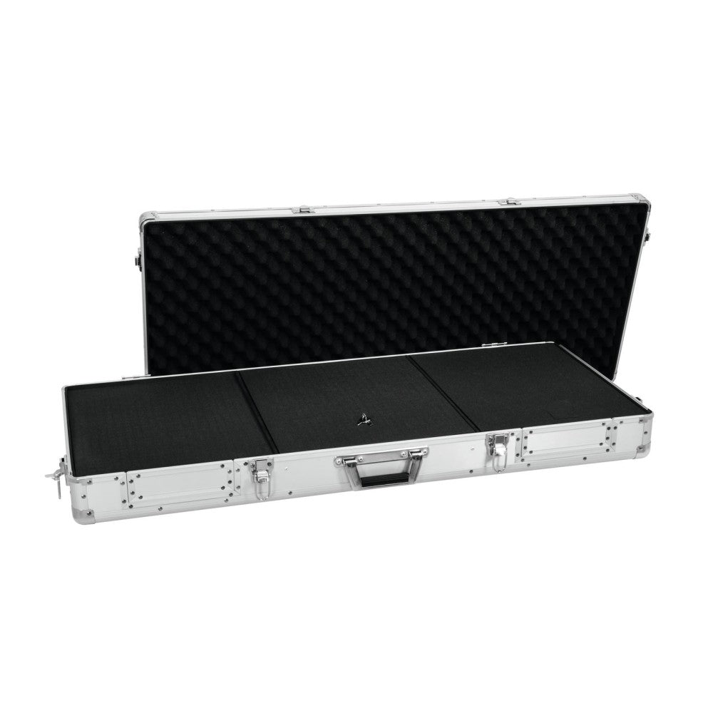 ROADINGER Flight case universale per console 1090x480x155, Alluminio