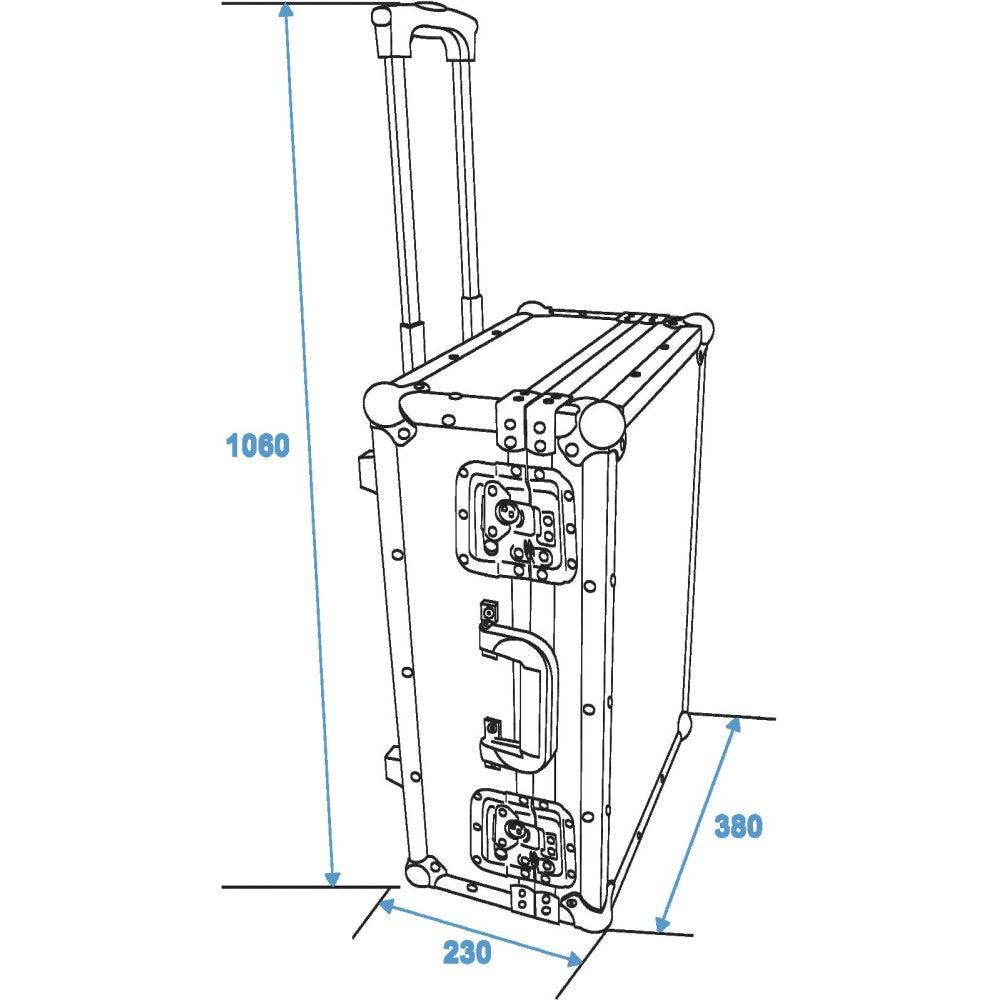 ROADINGER Flight Case Universal con Trolley