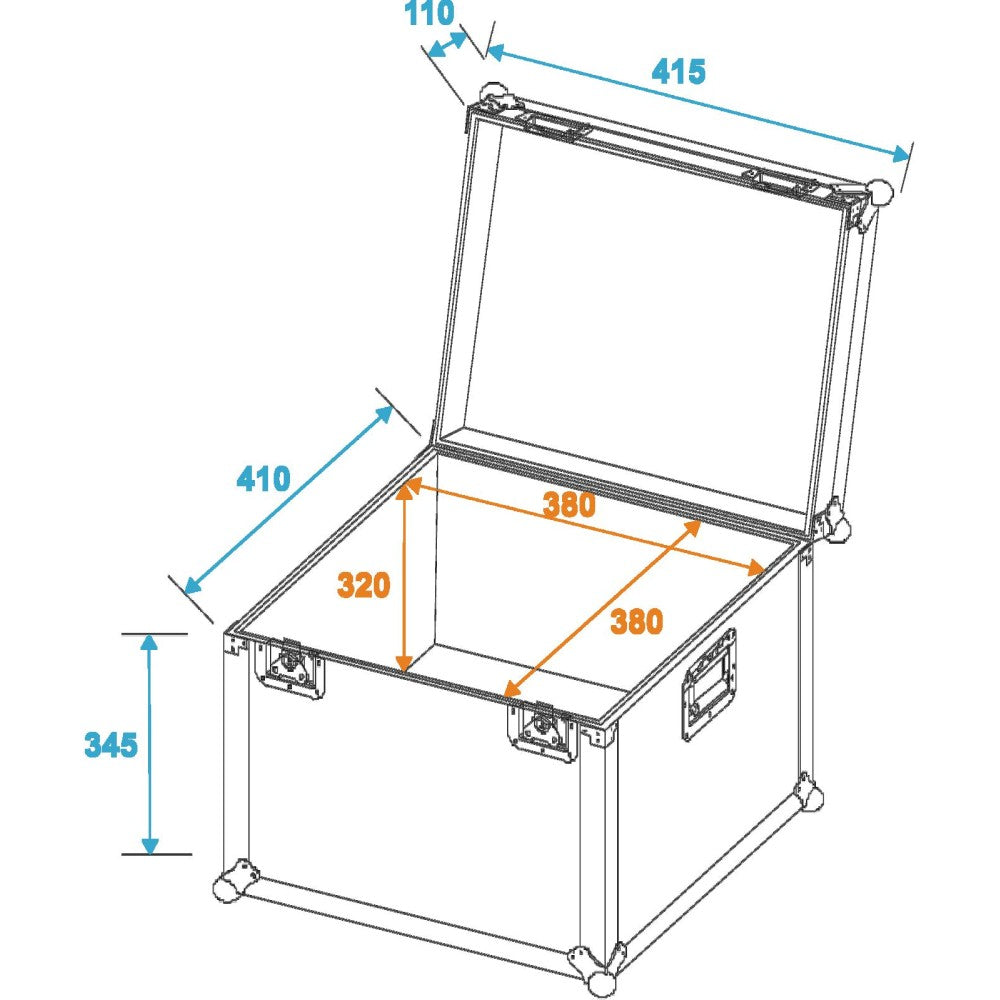 ROADINGER Transportcase Universale 40x40cm