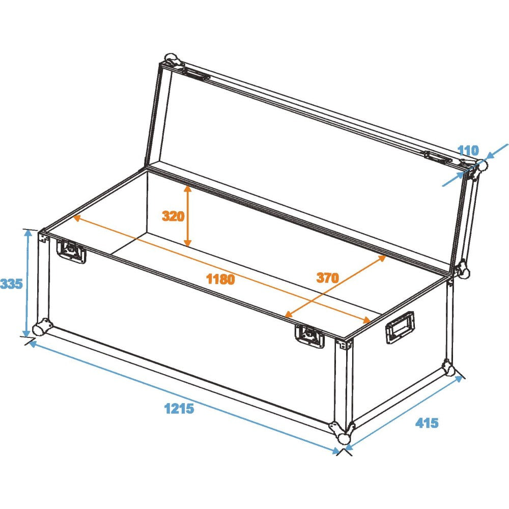 ROADINGER Transportcase Universale 120x40cm