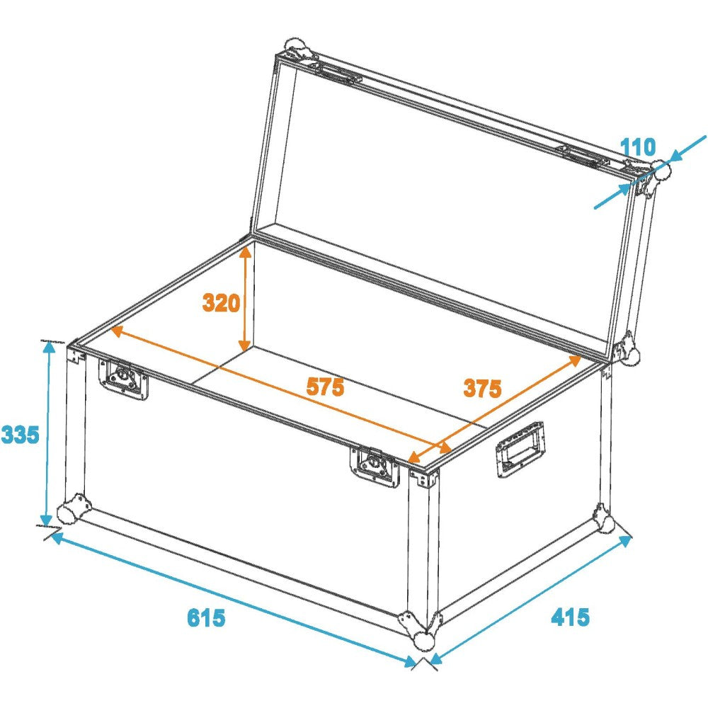 ROADINGER Transportcase Universale, 60x40cm, pesante