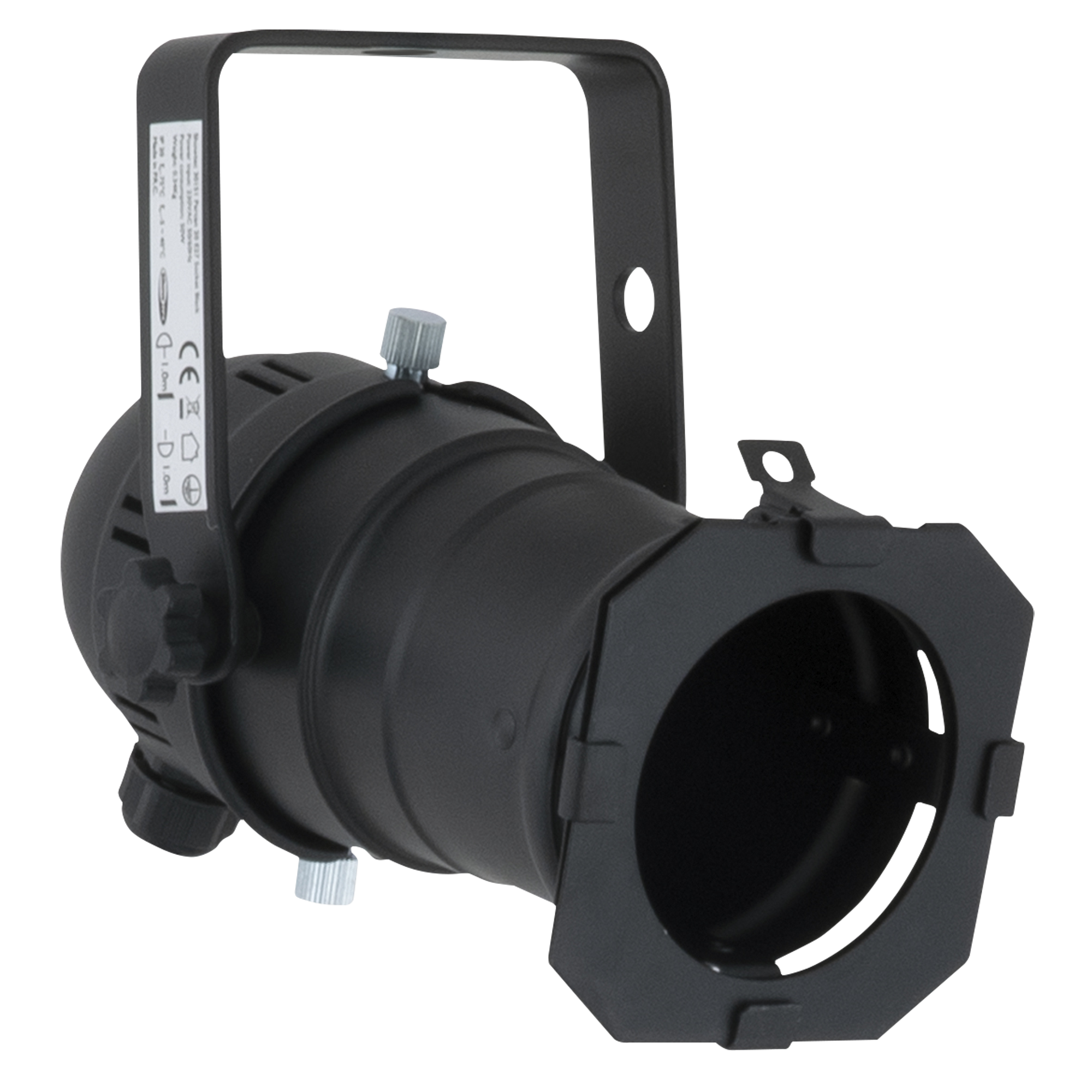 SHOWTEC Parcan 20 Black con attacco E27 - nero