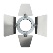 SHOWTEC Barndoor for Parcan 20 Silver 4 foglie - argento