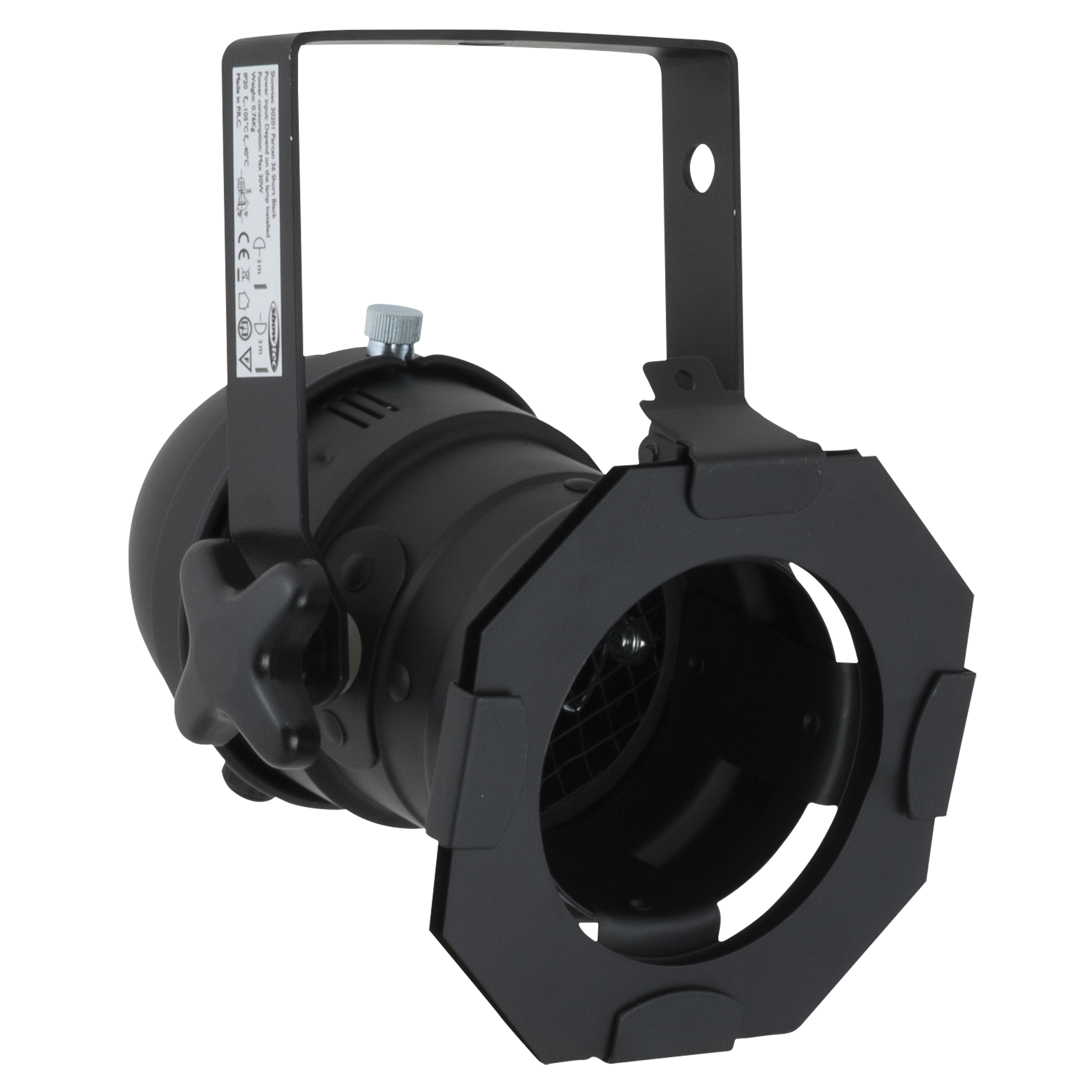 SHOWTEC Parcan 36 Short Black senza attacco a vite - nero
