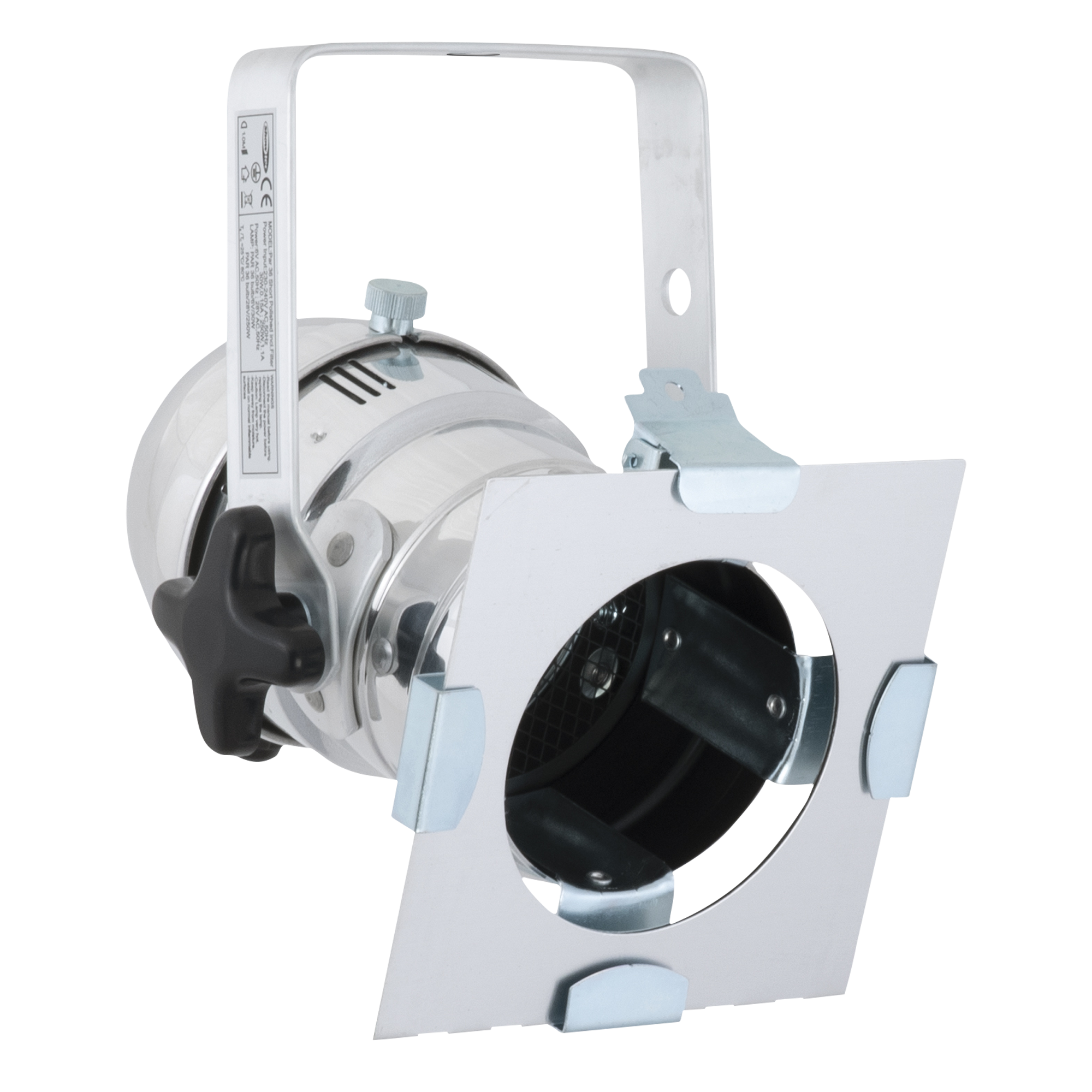SHOWTEC Parcan 36 Short Silver senza attacco a vite - argento