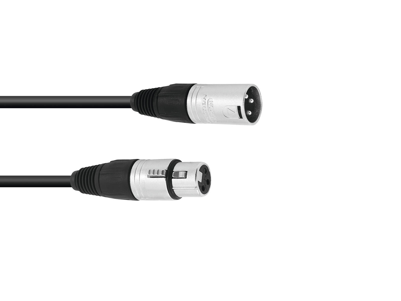 SOMMER CABLE XLR cavo 3 poli 0,5m nero Neutrik