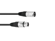 SOMMER CABLE XLR cavo 3 poli 0,5m nero Neutrik