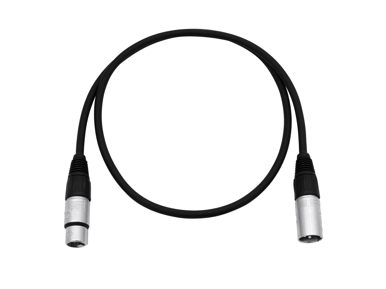 SOMMER CABLE XLR cavo 3 poli 0,5m nero Neutrik