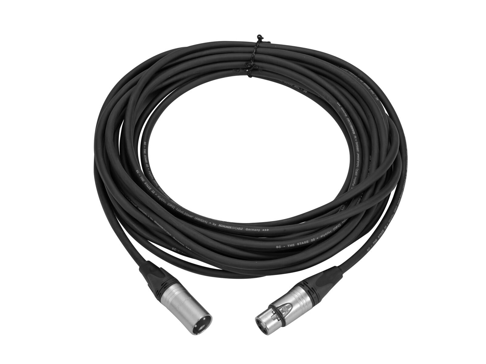 SOMMER CABLE Cavo XLR 3 poli 10m nero Neutrik