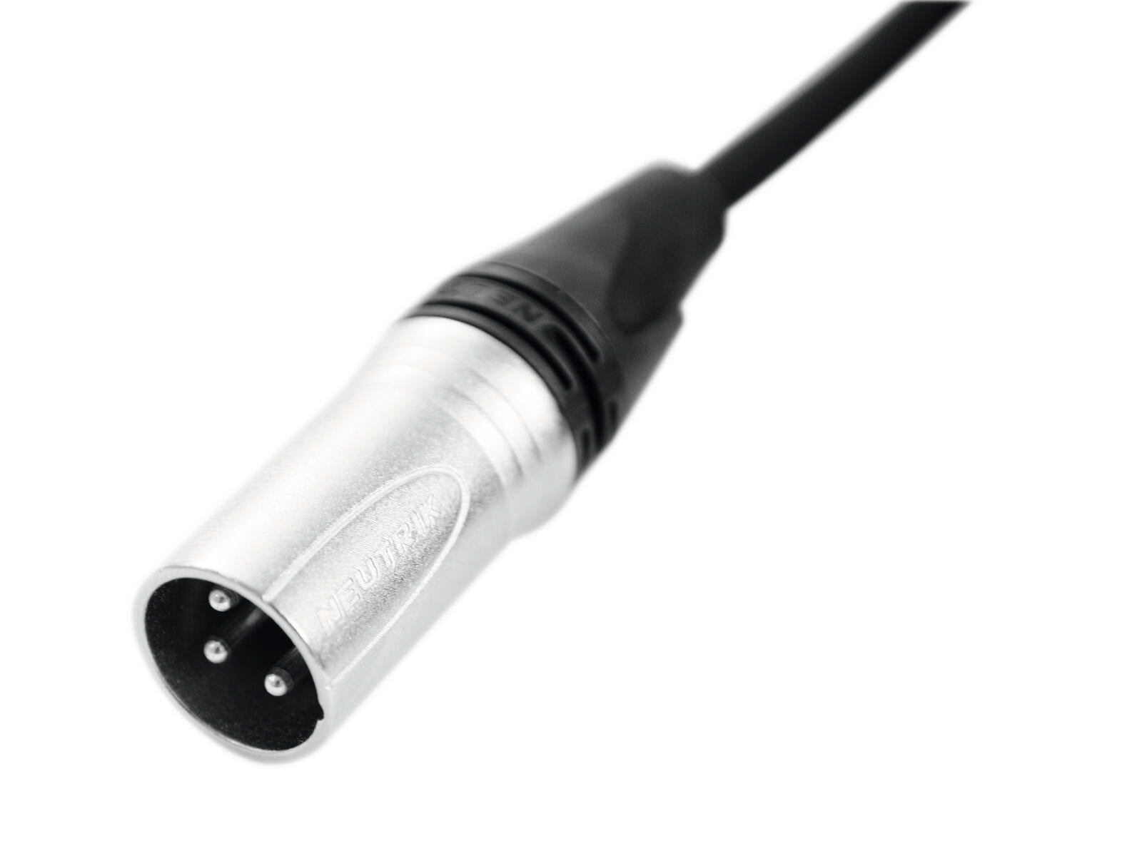 PSSO DMX Cavo XLR 3 poli 5m nero Neutrik