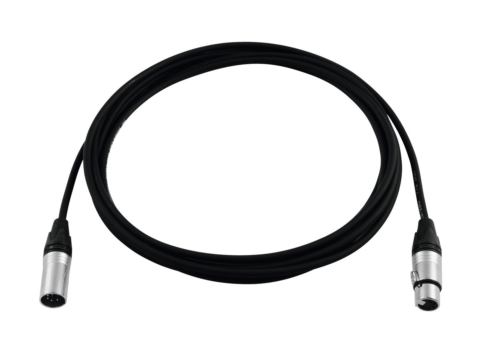 PSSO DMX Cable XLR 5-pin 1.5m bk Neutrik
