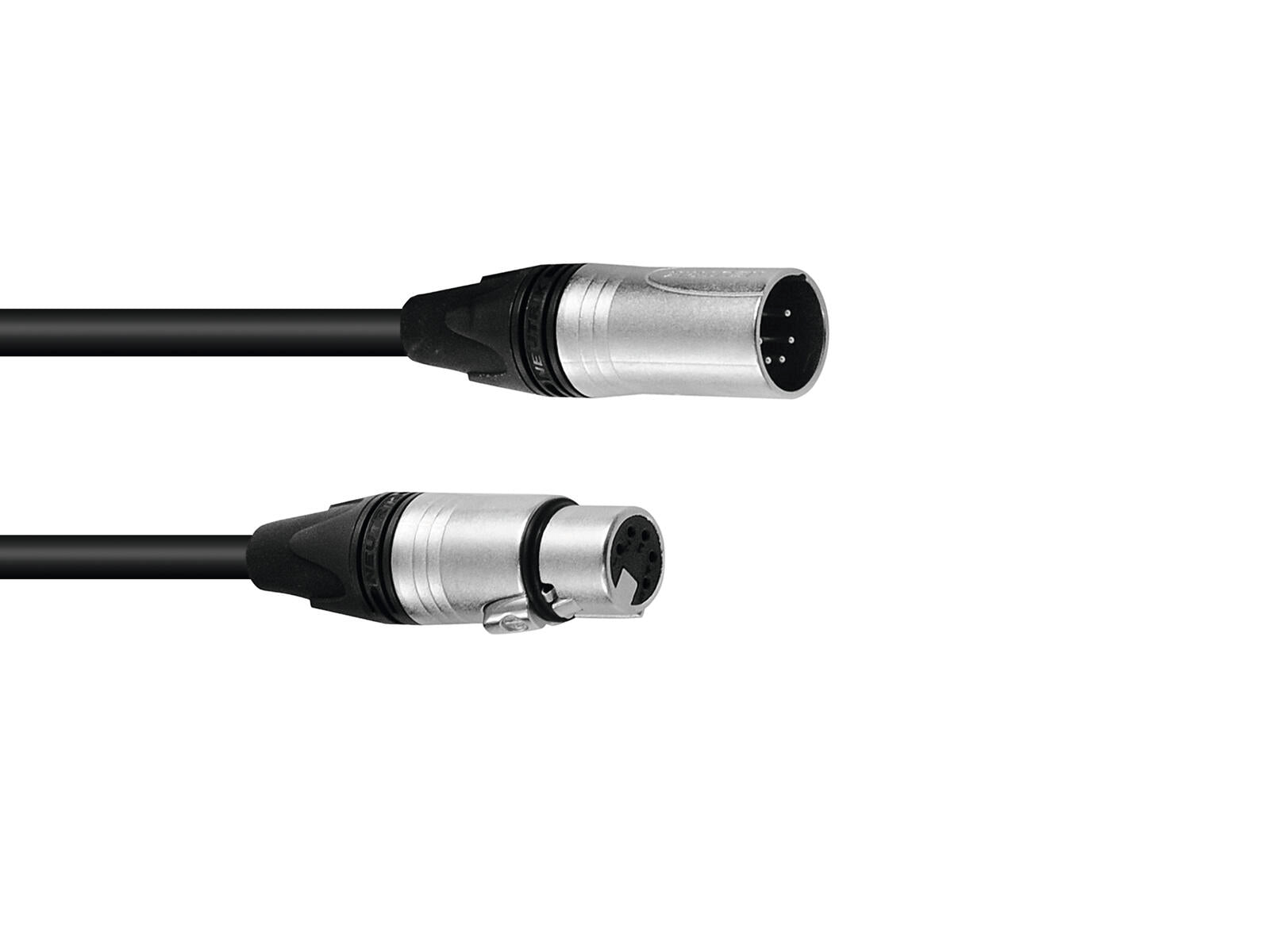 PSSO DMX Cable XLR 5-pin 3m bk Neutrik