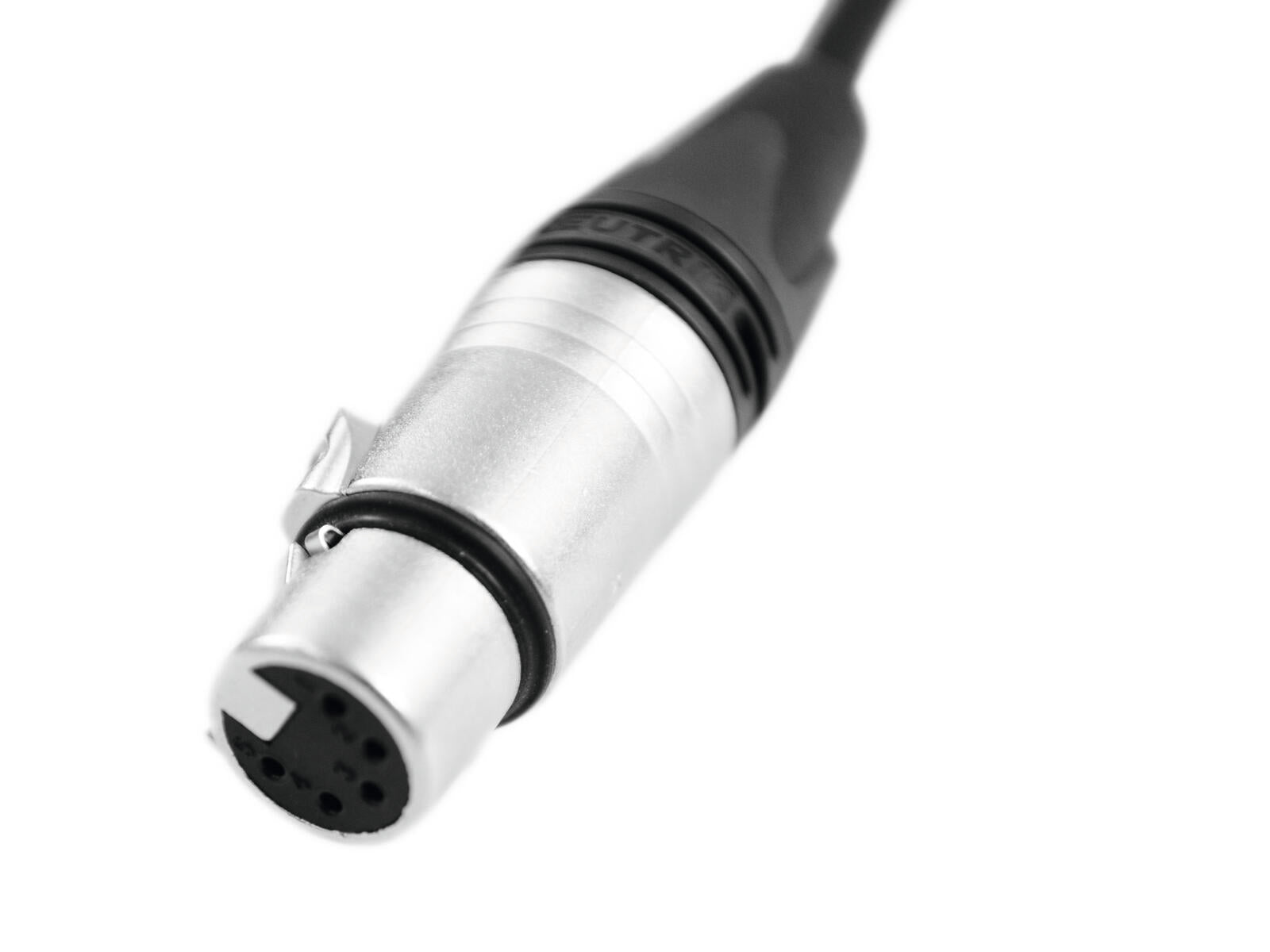 PSSO Cavo DMX XLR 5 poli 10m nero Neutrik