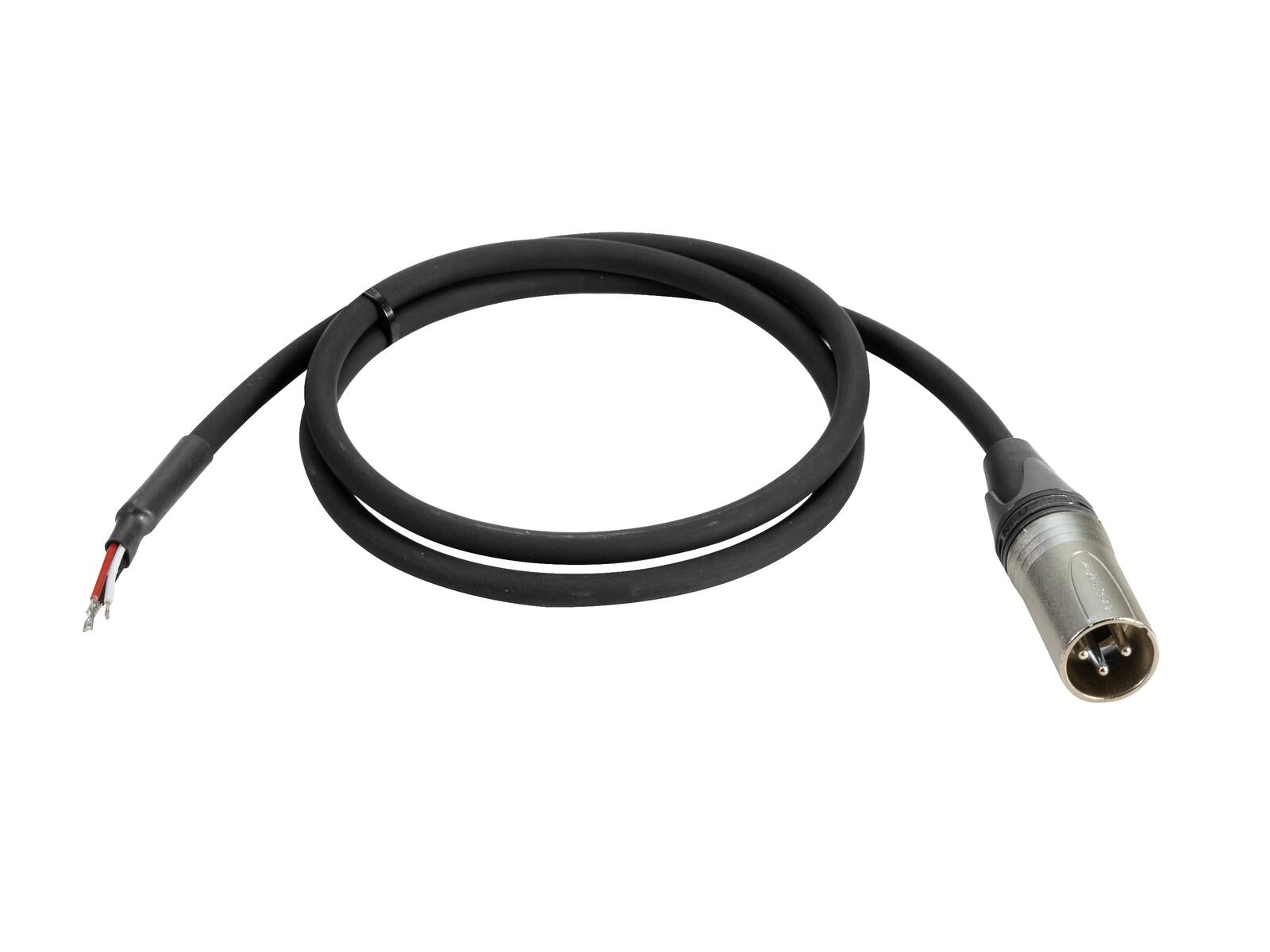 PSSO Cavo DMX XLR 3 poli maschio/cavi a estremità libera