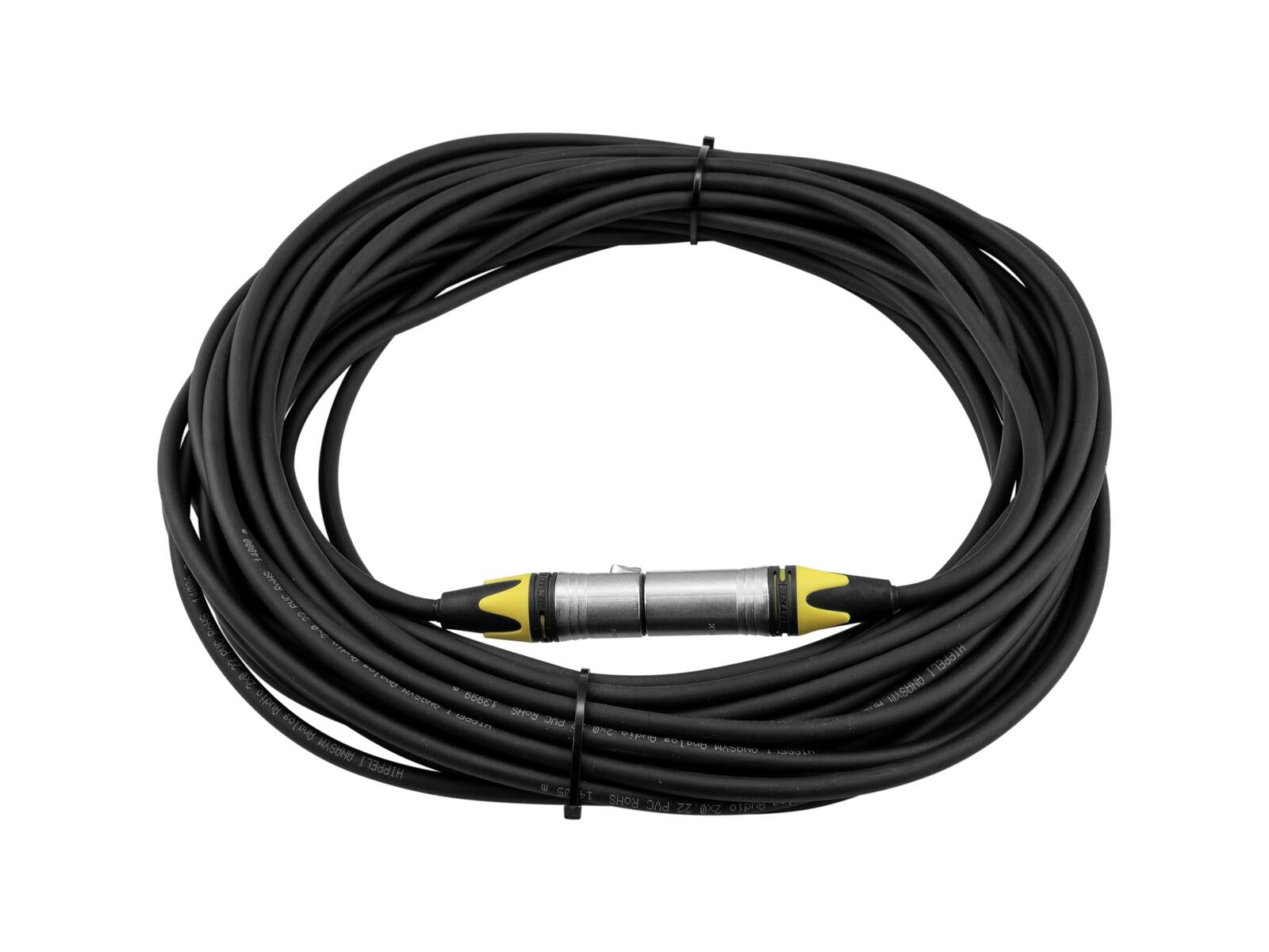 PSSO Cavo XLR COL 3 poli 20m nero Neutrik