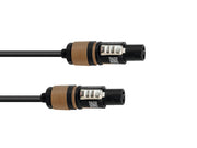 PSSO Cavo per altoparlanti Speakon 2x4 5m nero