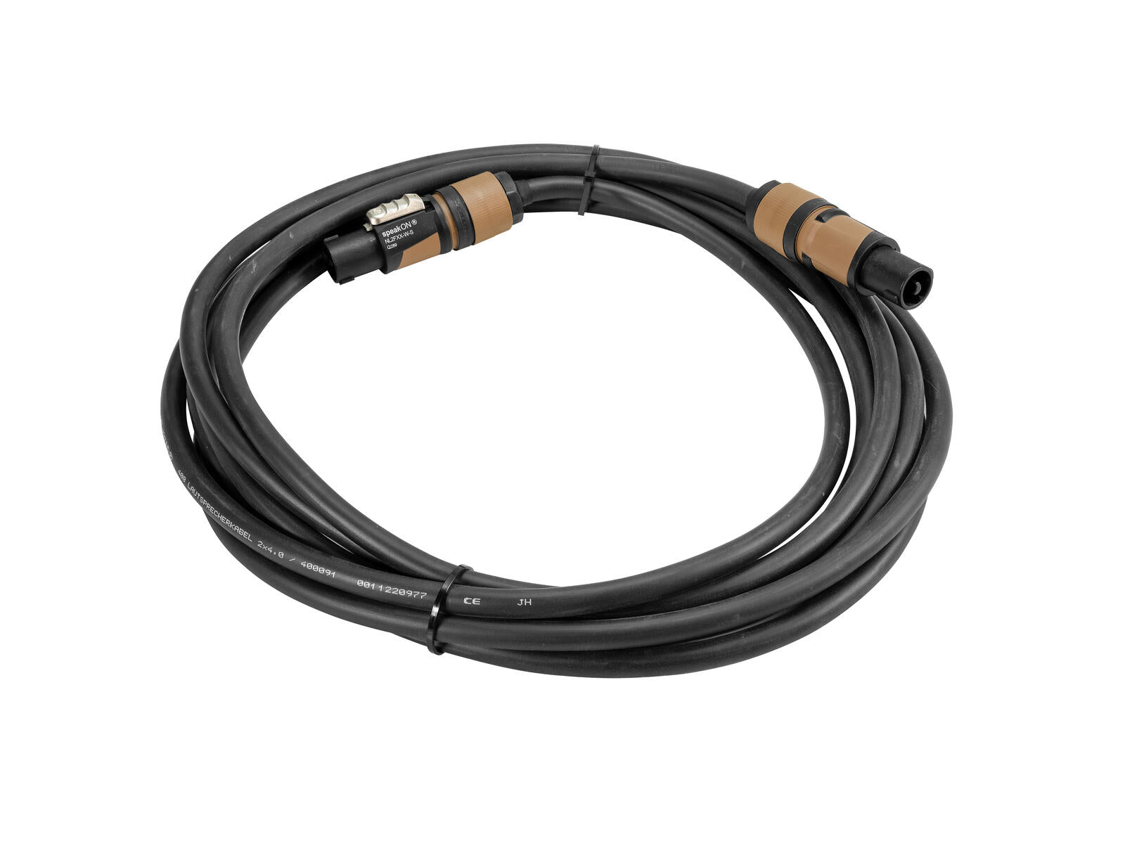 PSSO Cavo per Altoparlanti Speakon 2x4 10m nero