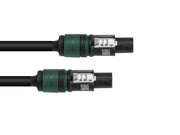 PSSO Cavo per altoparlanti Speakon 4x2,5 0,5m nero