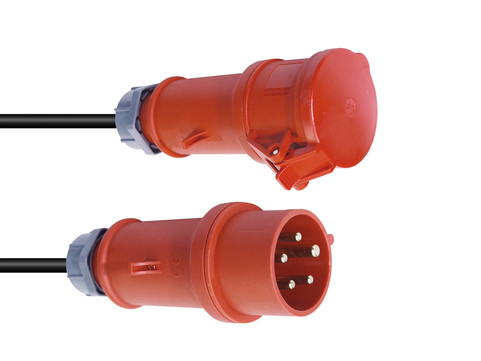 PSSO CEE Prolunga 16A 5x2,5 10m rossa