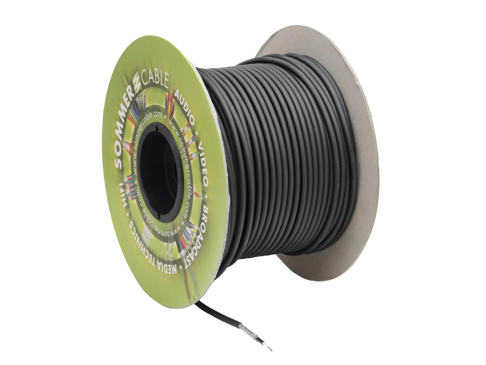 SOMMER CABLE Cavo per Strumenti 100m nero Tricone XXL