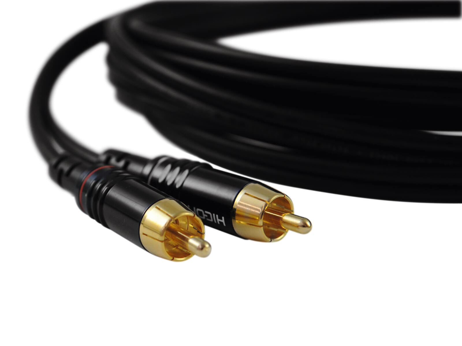 SOMMER CABLE Cavo RCA 2x2 0,5m nero Hicon