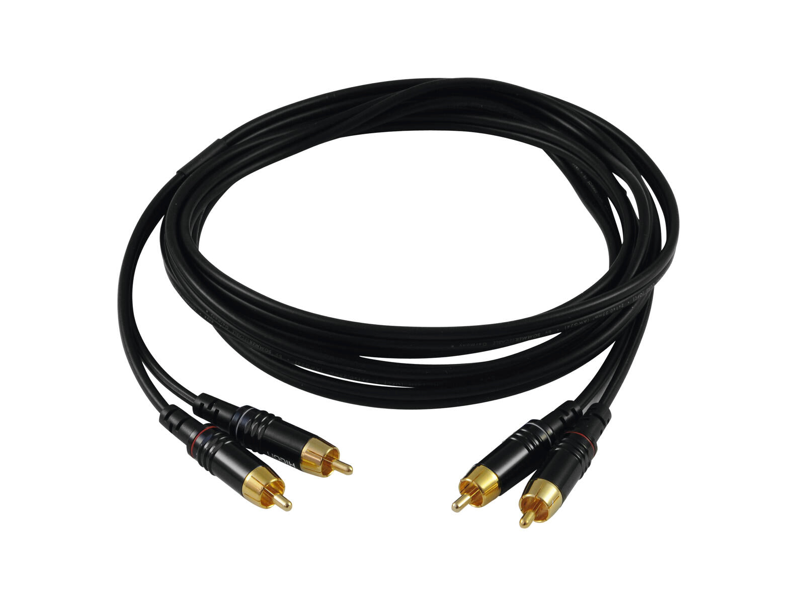 SOMMER CABLE Cavo RCA 2x2 1m nero Hicon
