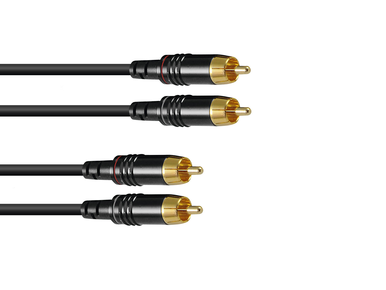 SOMMER CABLE Cavo RCA 2x2 3m nero Hicon