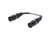 SOMMER CABLE Adapter Cable XLR(M)/XLR(M) 0,15m bk
