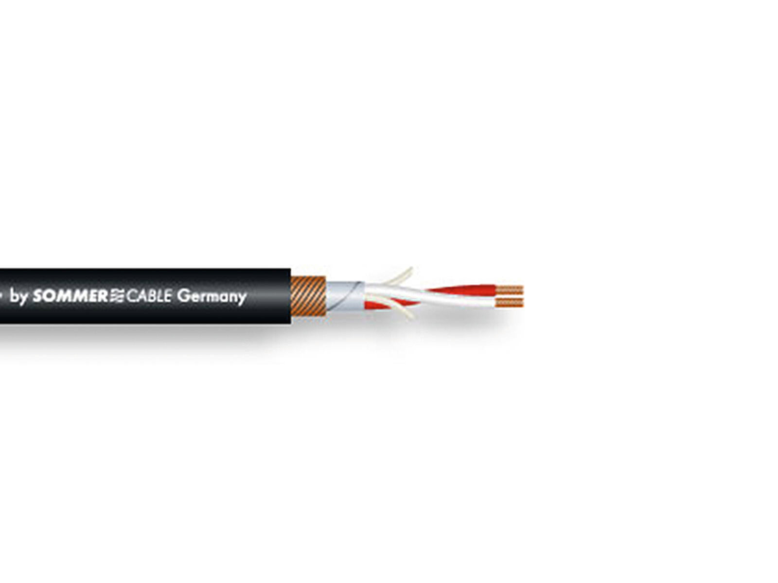 SOMMER CABLE DMX Cable 2x0,34 100m bk BINARY 234