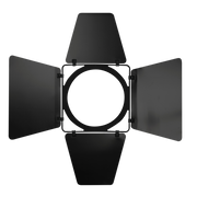 SHOWTEC Barndoor for Parcan 56 Black 4 foglie - nero