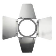 SHOWTEC Barndoor for Parcan 56 Silver 4 foglie - argento