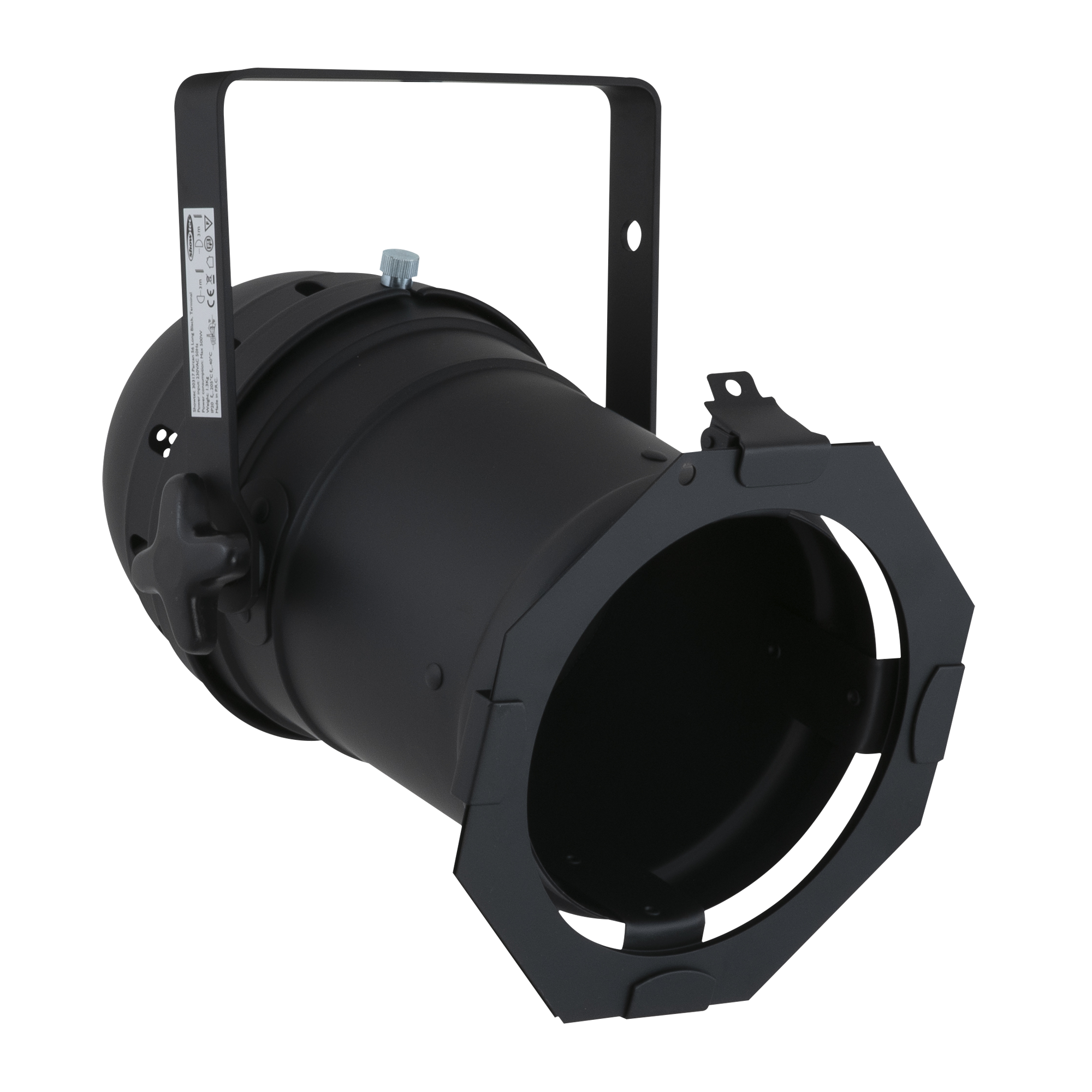SHOWTEC Parcan 56 Long Black con attacco GX16D - nero