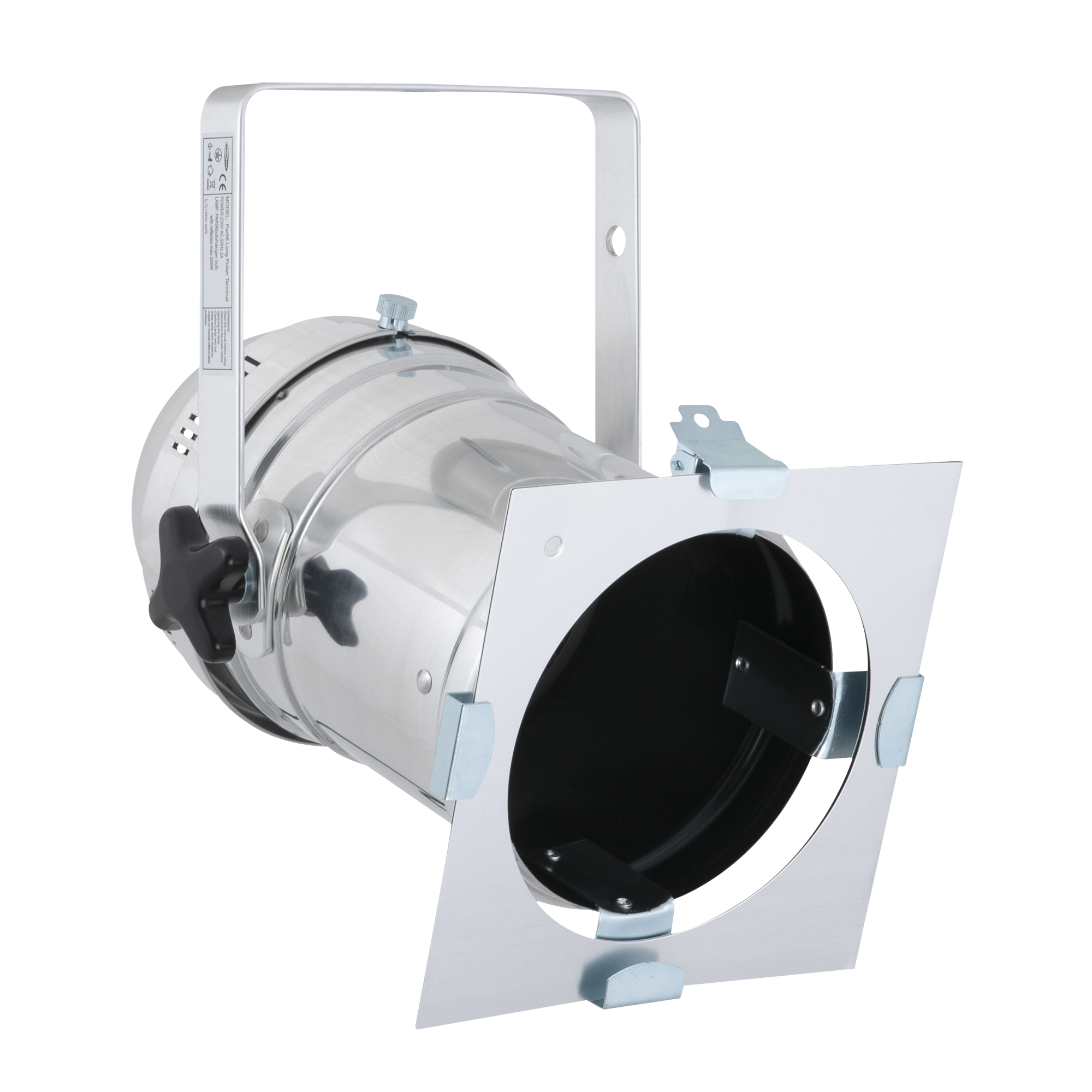 SHOWTEC Parcan 56 Long Silver con attacco GX16D - argento