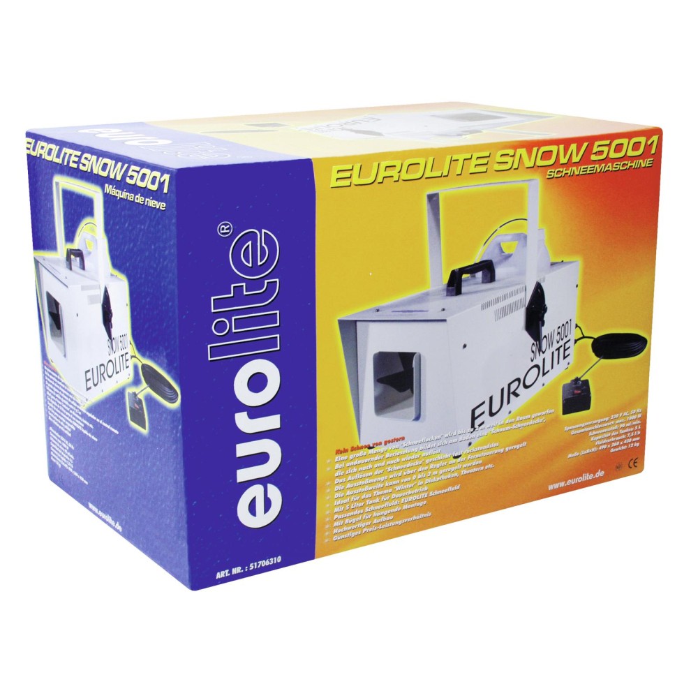 EUROLITE Snow 5001 Macchina Per La Neve