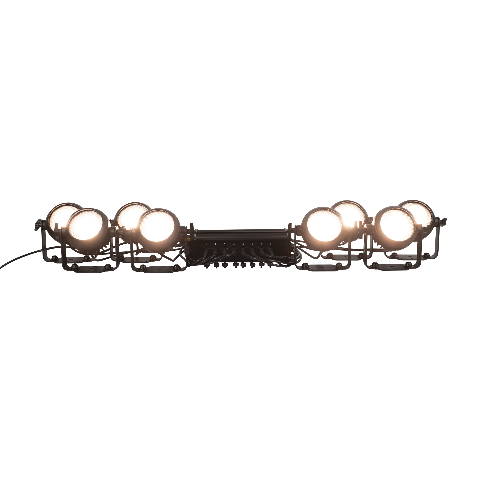 Showtec Stage Blinder FLEX Blaze Set di 8 accecatori LED da 100 W + controller