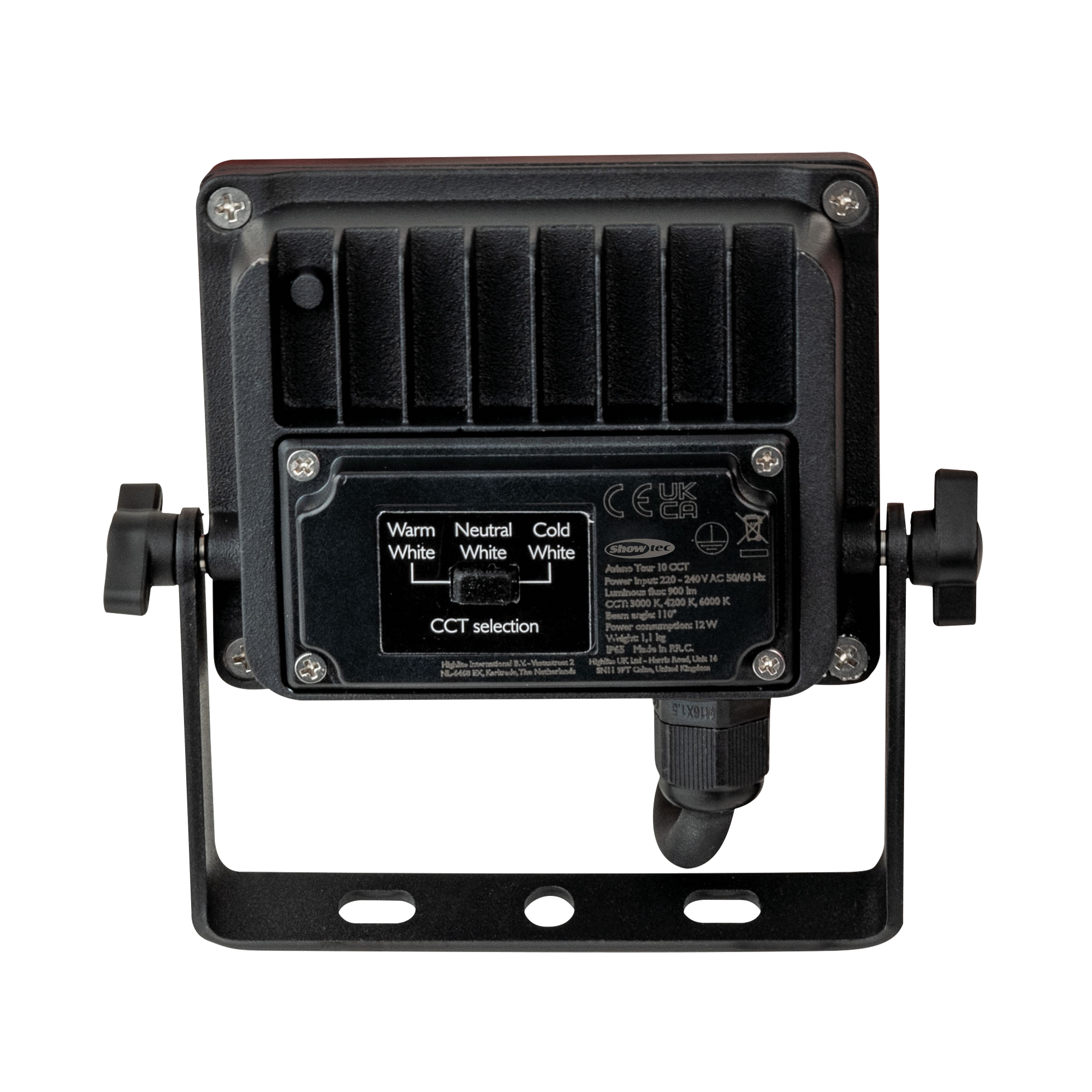 SHOWTEC Aviano Tour 10 CCT 10W 10 W Luce flood LED con temperatura colore selezionabile