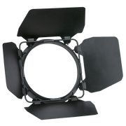 SHOWTEC Barndoor for Performer 1000 Fresnel Black Four-Leaves metal Barndoor Paraluce a 4 alette direzionali in metallo nero