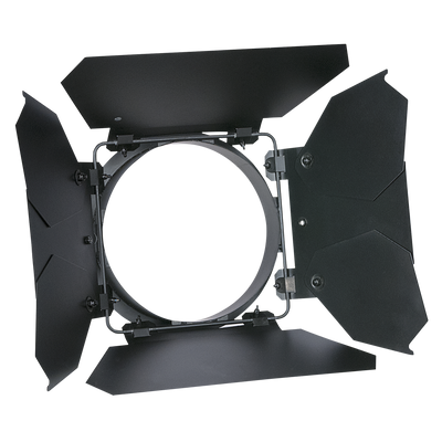 SHOWTEC Barndoor para Performer 2000 Negro Visera de 4 aletas direccionales de metal negro