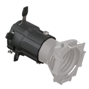 SHOWTEC Shutter Barrel for Performer Profile Mini Black aluminium Shutter Barrel with 4 manually adjustable Shapers Modulo sagomatore a 4 alette regolabili in alluminio nero