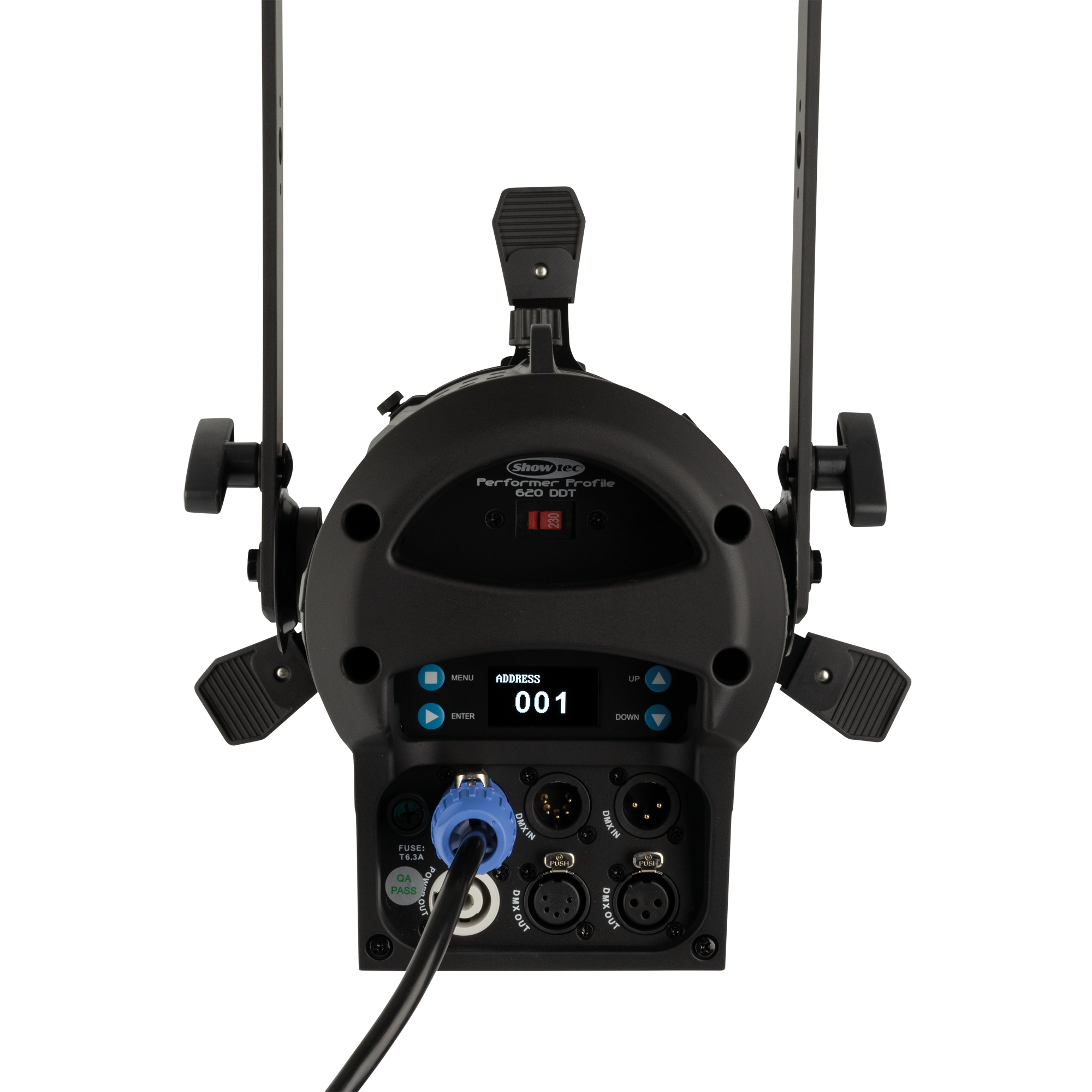 SHOWTEC Performer Profile 620 DDT Proiettore ellissoidale a LED DDT da 250 W, luce bianca calda.
