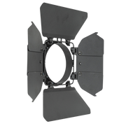 SHOWTEC Barndoor for Performer 1500 Fresnel Black Eight-Leaves Metal Barndoor Paraluce a 8 alette direzionali in metallo nero
