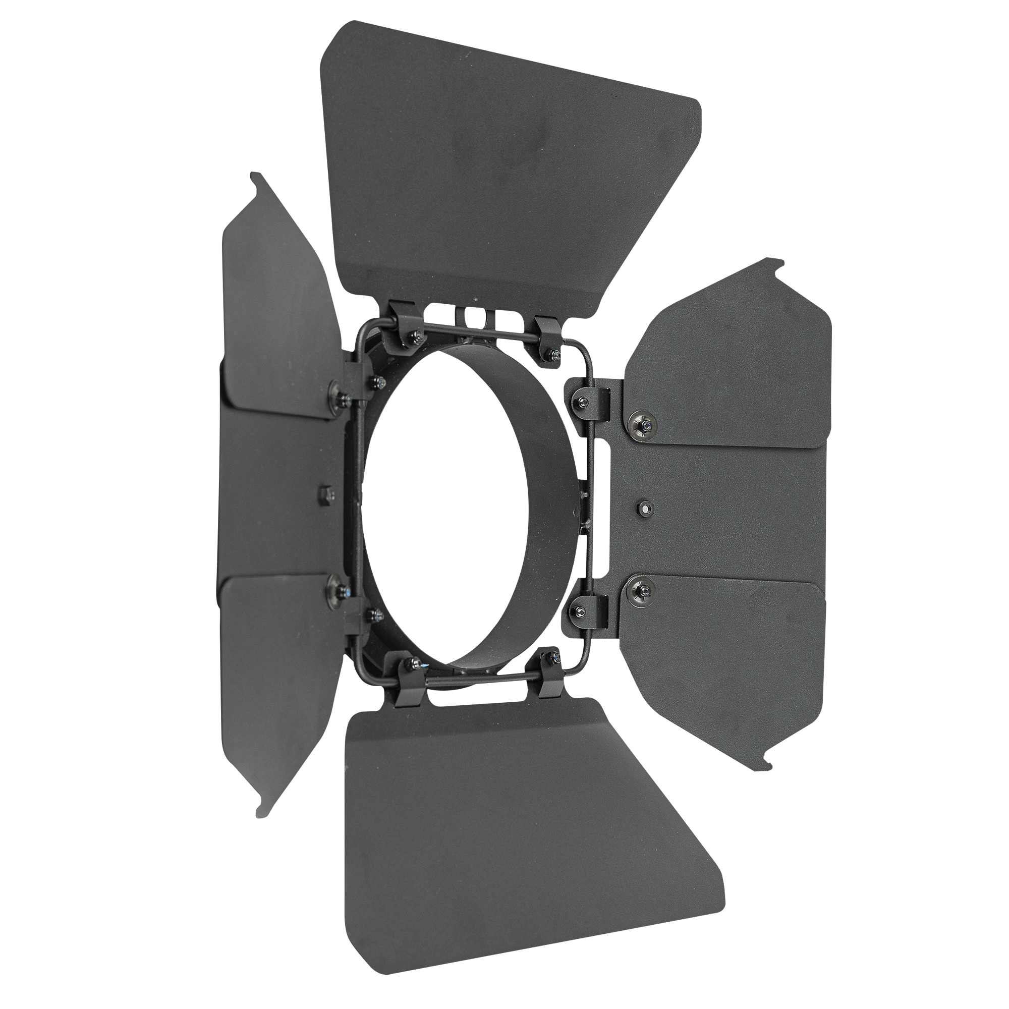 SHOWTEC Barndoor for Performer 1500 Fresnel Black Eight-Leaves Metal Barndoor Paraluce a 8 alette direzionali in metallo nero