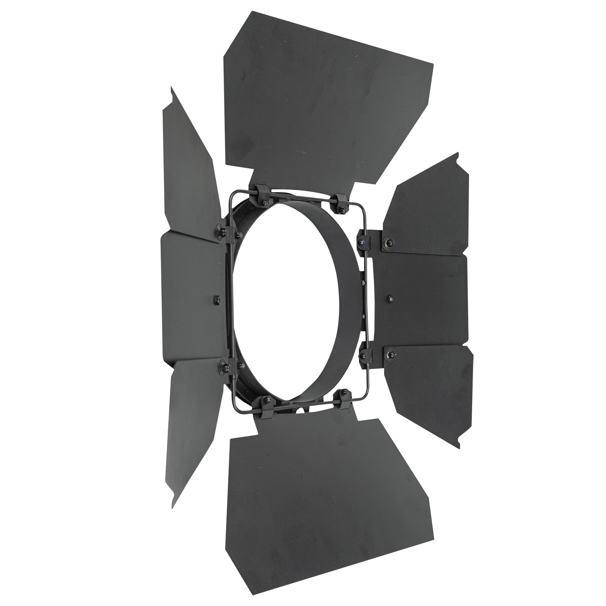 SHOWTEC Barndoor for Performer 2500 Fresnel Black Eight-leaves Metal Barndoor Paraluce a 8 alette direzionali in metallo nero
