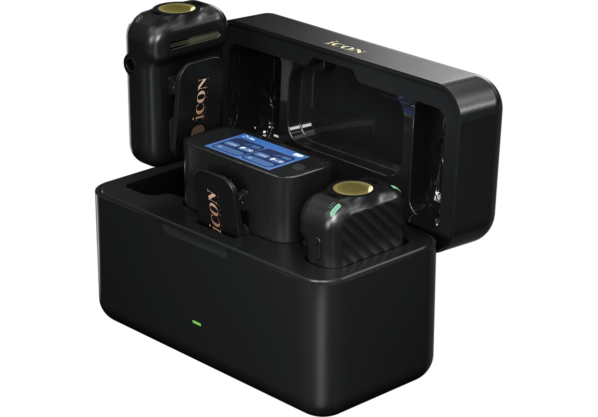 ICON AIRMIC PRO BLACK - Sistema microfonico wireless - nero