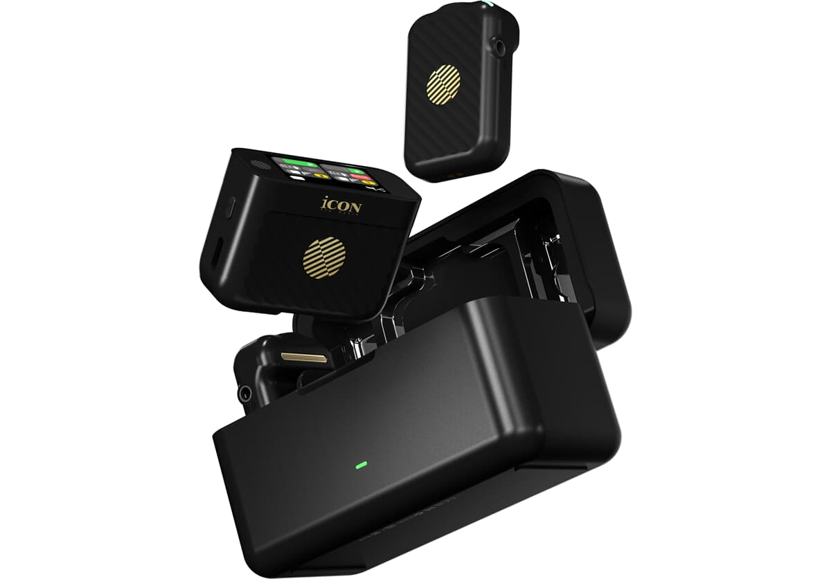 ICON AIRMIC PRO BLACK - Sistema microfonico wireless - nero