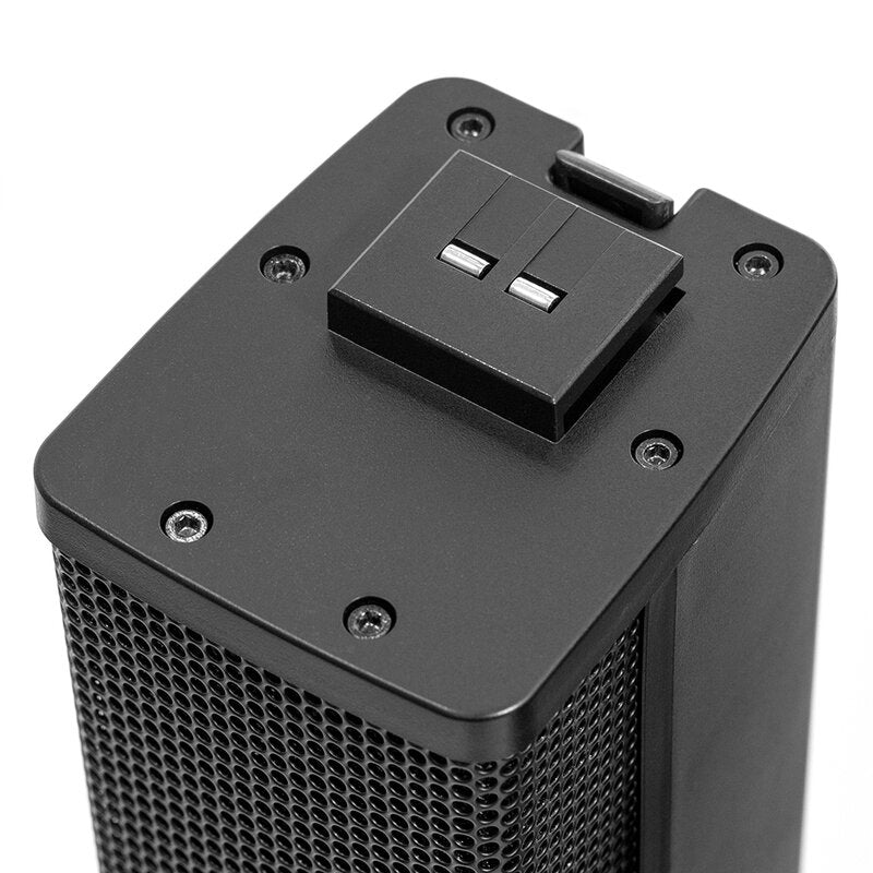 Elokance E-SLIM 212 ELOKANCE 1600 W active sound system with 12" subwoofer and 2 "slim" columns satellites with 4 x 3" drivers each