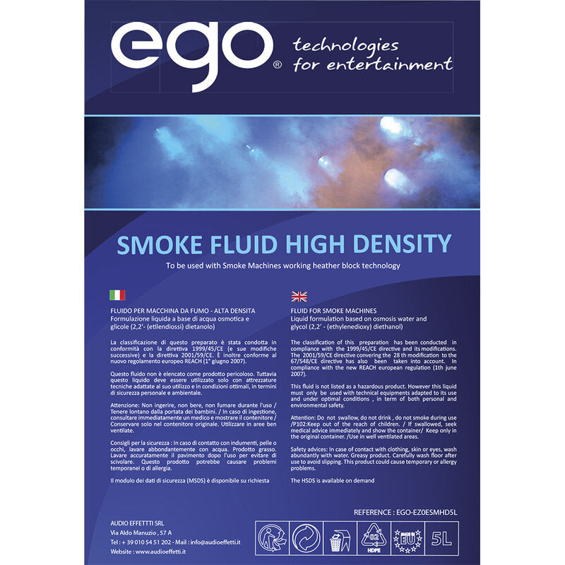 EGO Technologies EGO - SMOKE FLUID - HIGH DENSITY