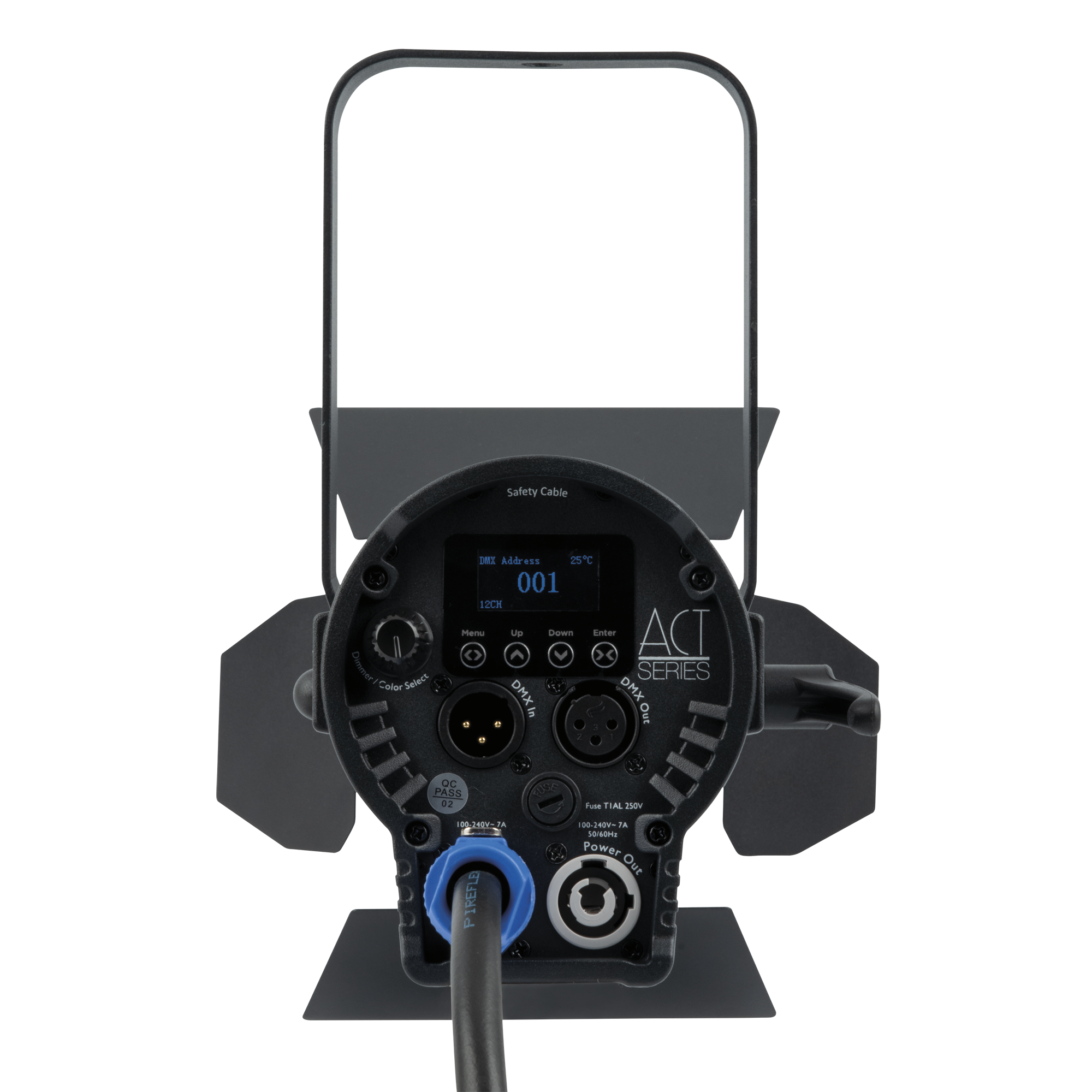 SHOWTEC ACT Fresnel 50 RGBAL Compact 50 W RGBAL Theatre LED Fresnel Fresnel LED da teatro RGBAL da 50 W compatto