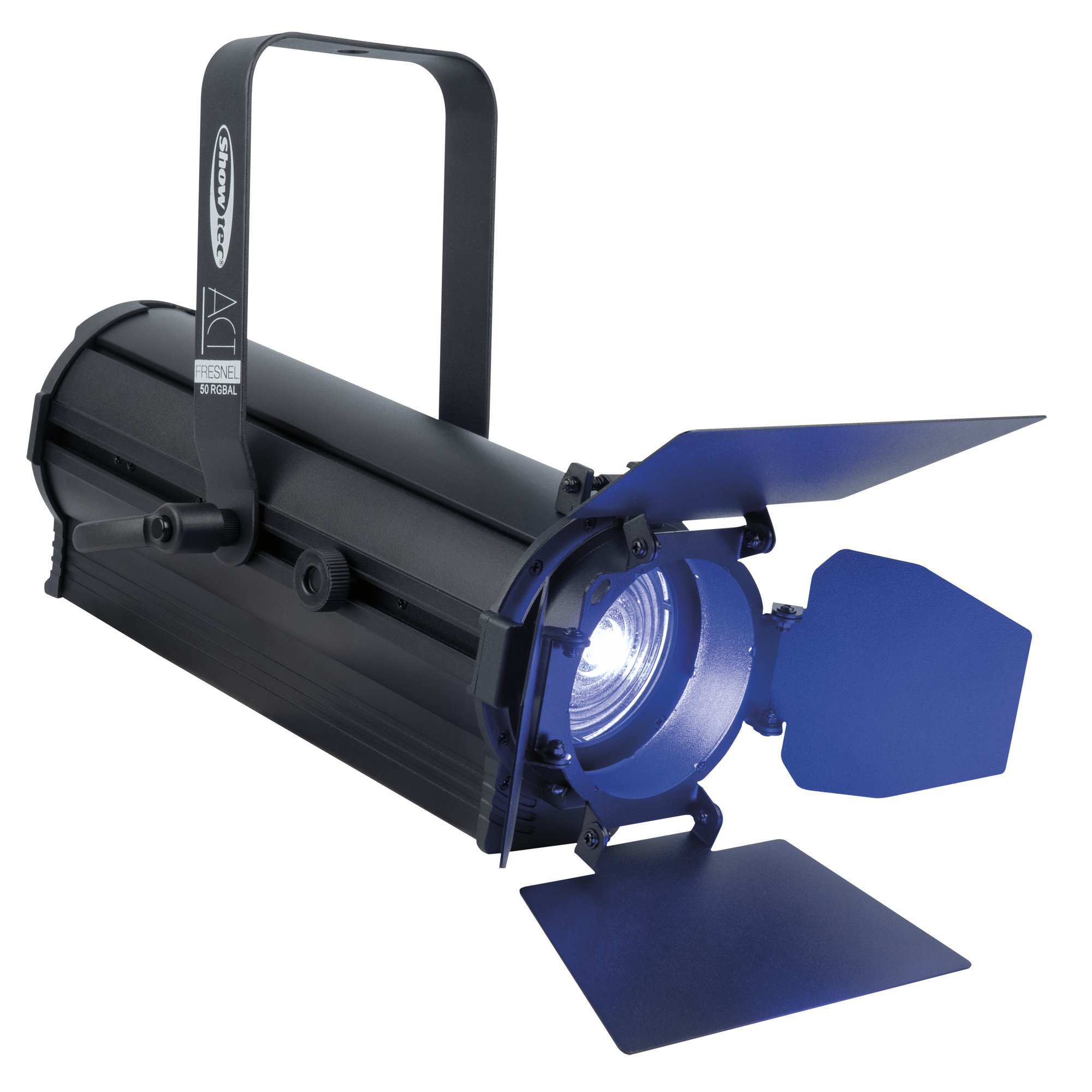 SHOWTEC ACT Fresnel 50 RGBAL Compact 50 W RGBAL Theatre LED Fresnel Fresnel LED da teatro RGBAL da 50 W compatto
