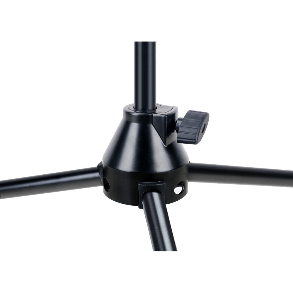 SOPORTE DE MICRÓFONO SOUNDSATION SMICS-120-BK BASE DE METAL
